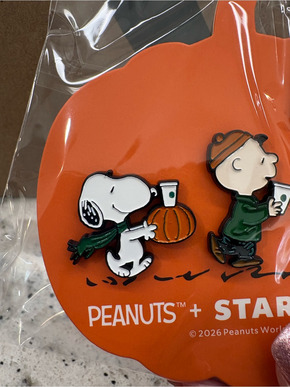 NEW Peanuts Starbucks
Enamel Pin Set Snoopy Charlie
Brown Great Pumpkin 2026. - Picture 3 of 7